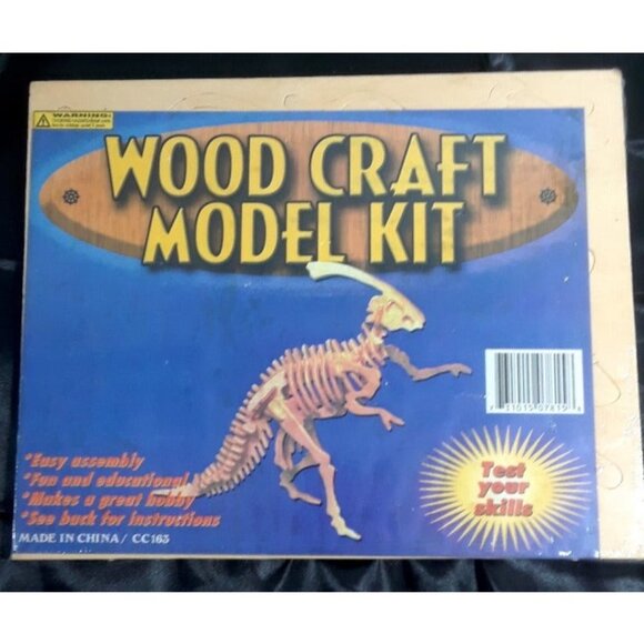 Woodcraft Construction Kit 3D Dinosaur - Picture 1 of 2